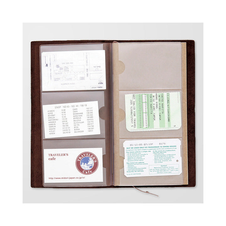Traveler's Company Notizbuch TRAVELER'S notebook regular 007  Card File 12 Pockets bei Nauli and Stories