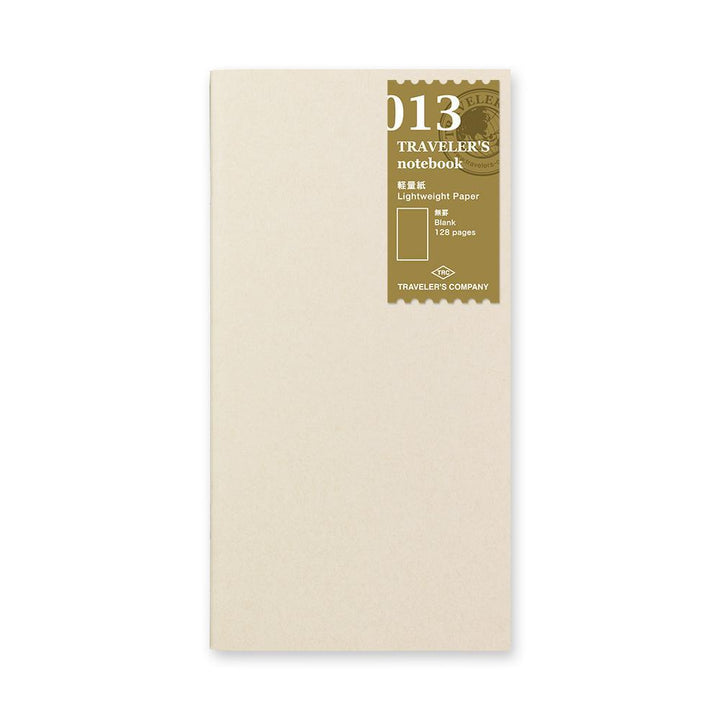 Traveler's Company Notizbuch Traveler's Notebook regular 013 Leightweight Paper