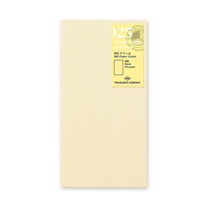 Traveler's Company Notizbuch TRAVELER'S notebook regular 025 blank paper cream bei Nauli and Stories