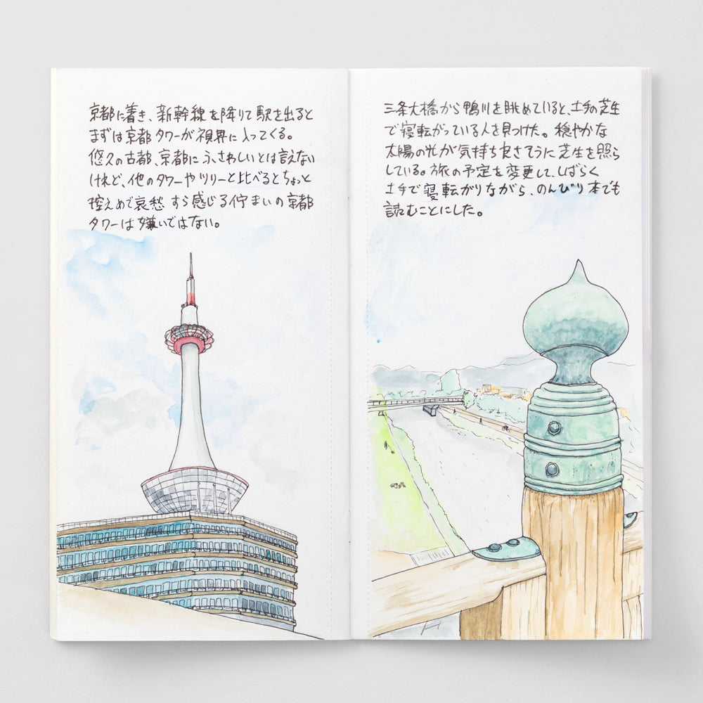 Traveler's Company Skizzenbuch TRAVELER'S notebook regular 027 Watercolor bei Nauli and Stories