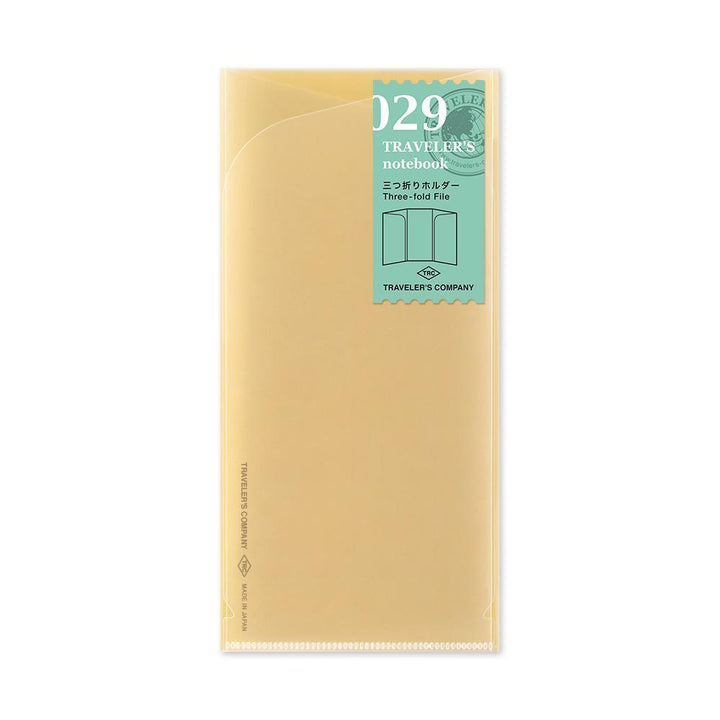 Traveler's Company Folder TRAVELER'S notebook regular 029 Three-fold File bei Nauli and Stories