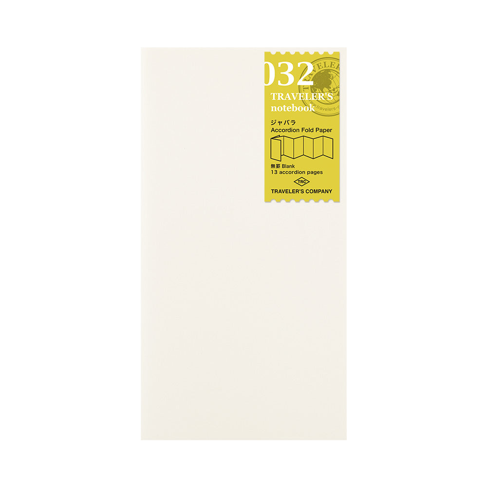 Traveler's Company Skizzenbuch TRAVELER'S notebook -  032 - Accordion fold paper - regular bei Nauli and Stories