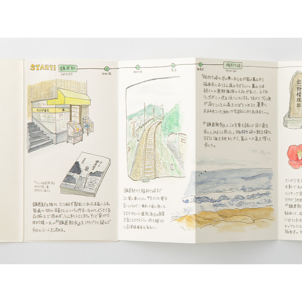 Traveler's Company Skizzenbuch TRAVELER'S notebook -  032 - Accordion fold paper - regular bei Nauli and Stories