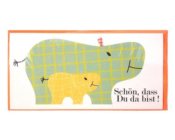 UndPaula Grußkarte Grußkarte UndPaula Schön, dass Du da bist! bei Nauli and Stories