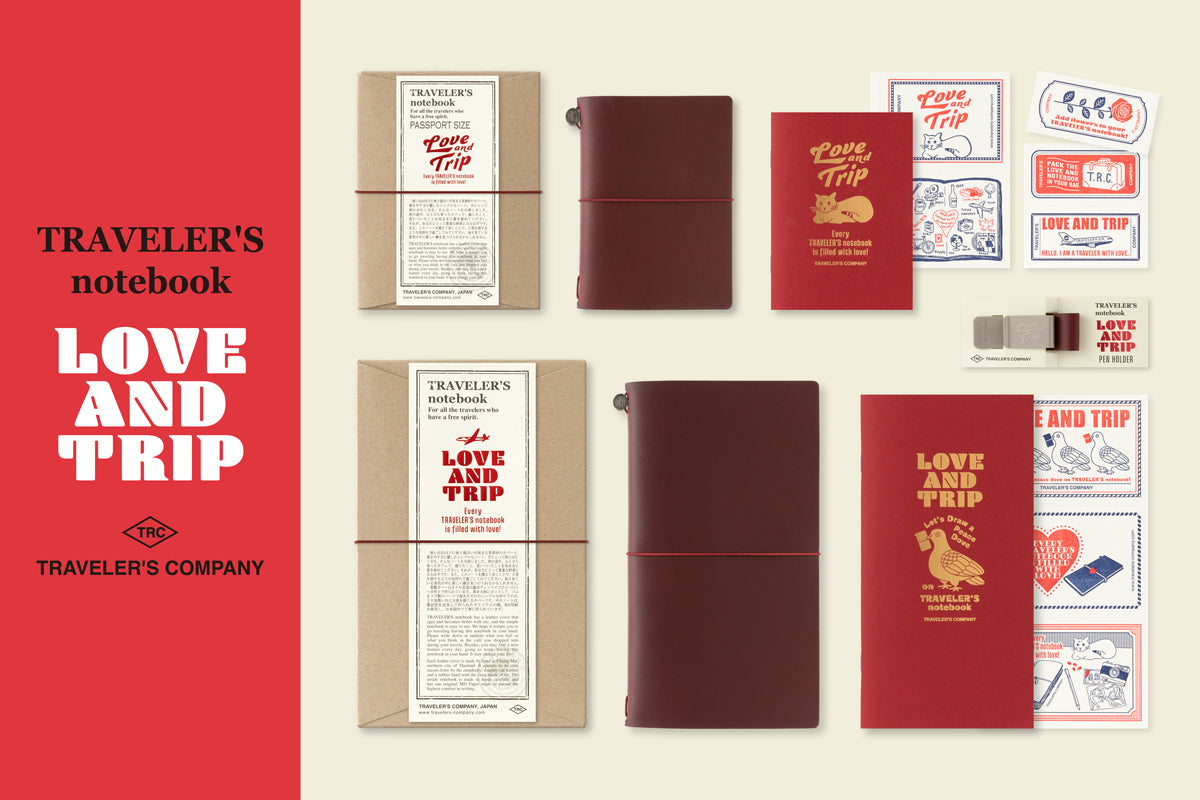 TRAVELER'S notebook Sonderedition LOVE AND TRIP