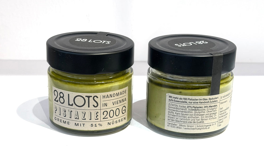 28lot Aufstrich Pistaziencreme 200g | 51% Nüsse bei Nauli and Stories