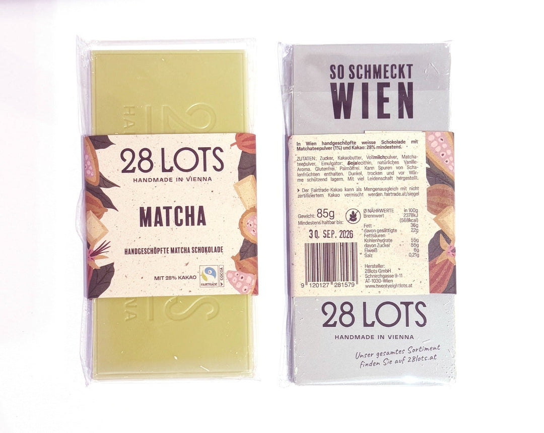28lot Schokolade Weiße Schokolade | Matcha bei Nauli and Stories