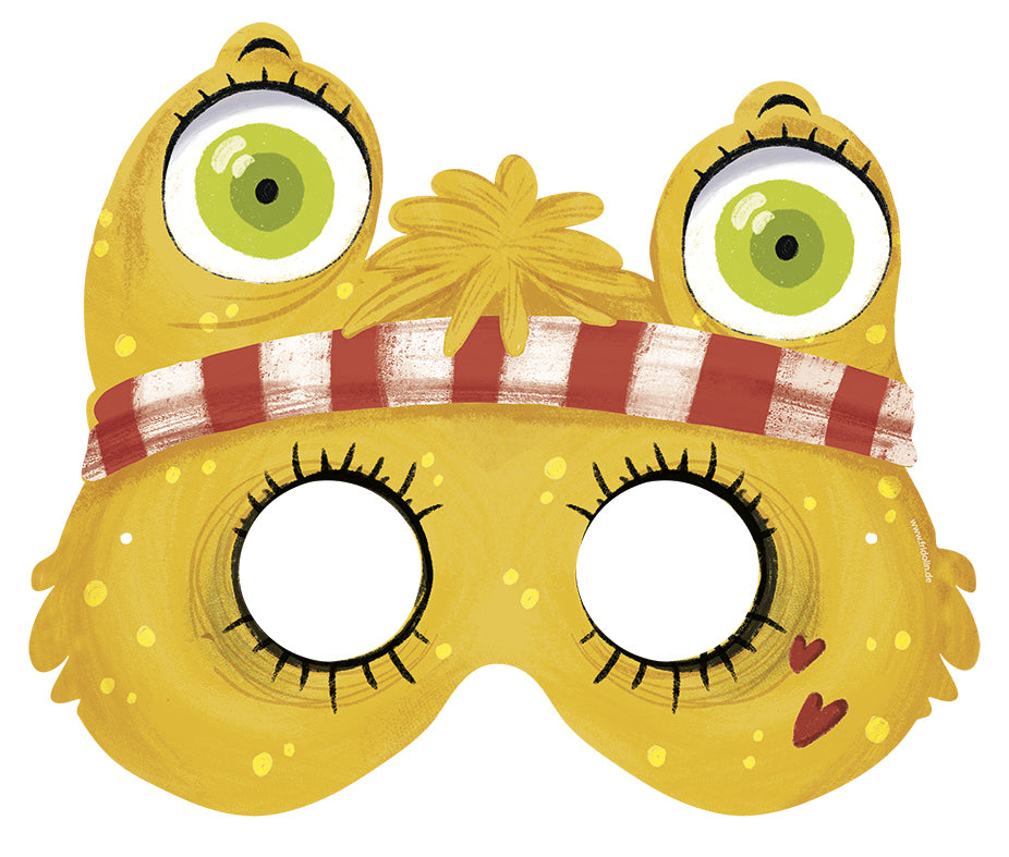 3D-Bastelset Maske Masken Set Monster