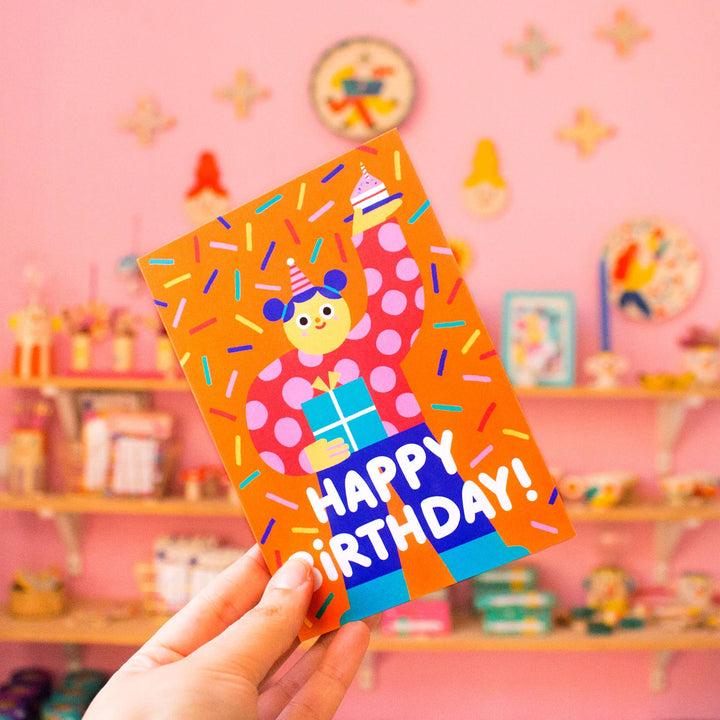 Ana Seixas Happy Birthday // A6 Greeting Card