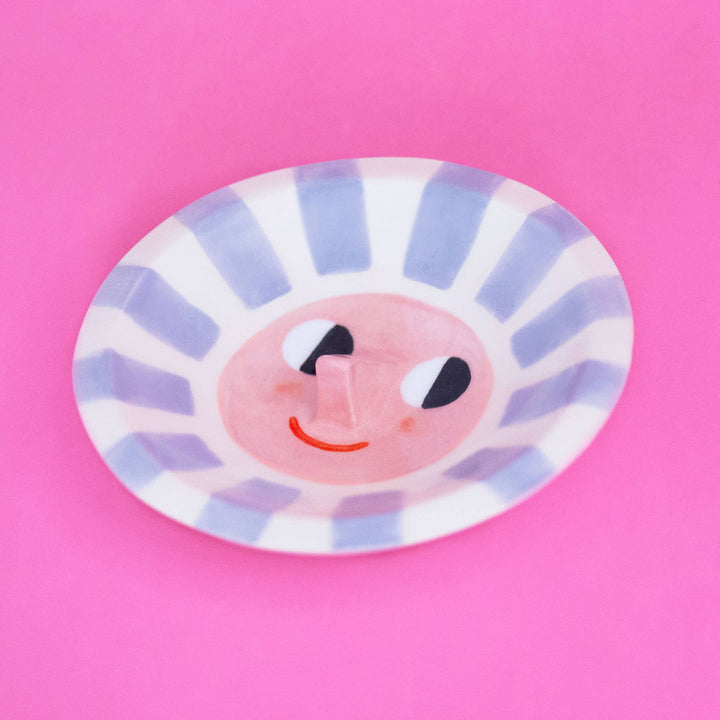 Ana Seixas Happy Sun Purple / Ceramic Trinket Dish bei Nauli and Stories