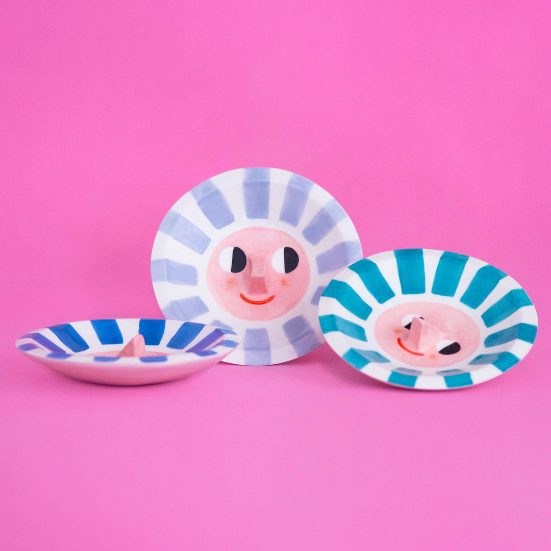 Ana Seixas Happy Sun Purple / Ceramic Trinket Dish bei Nauli and Stories