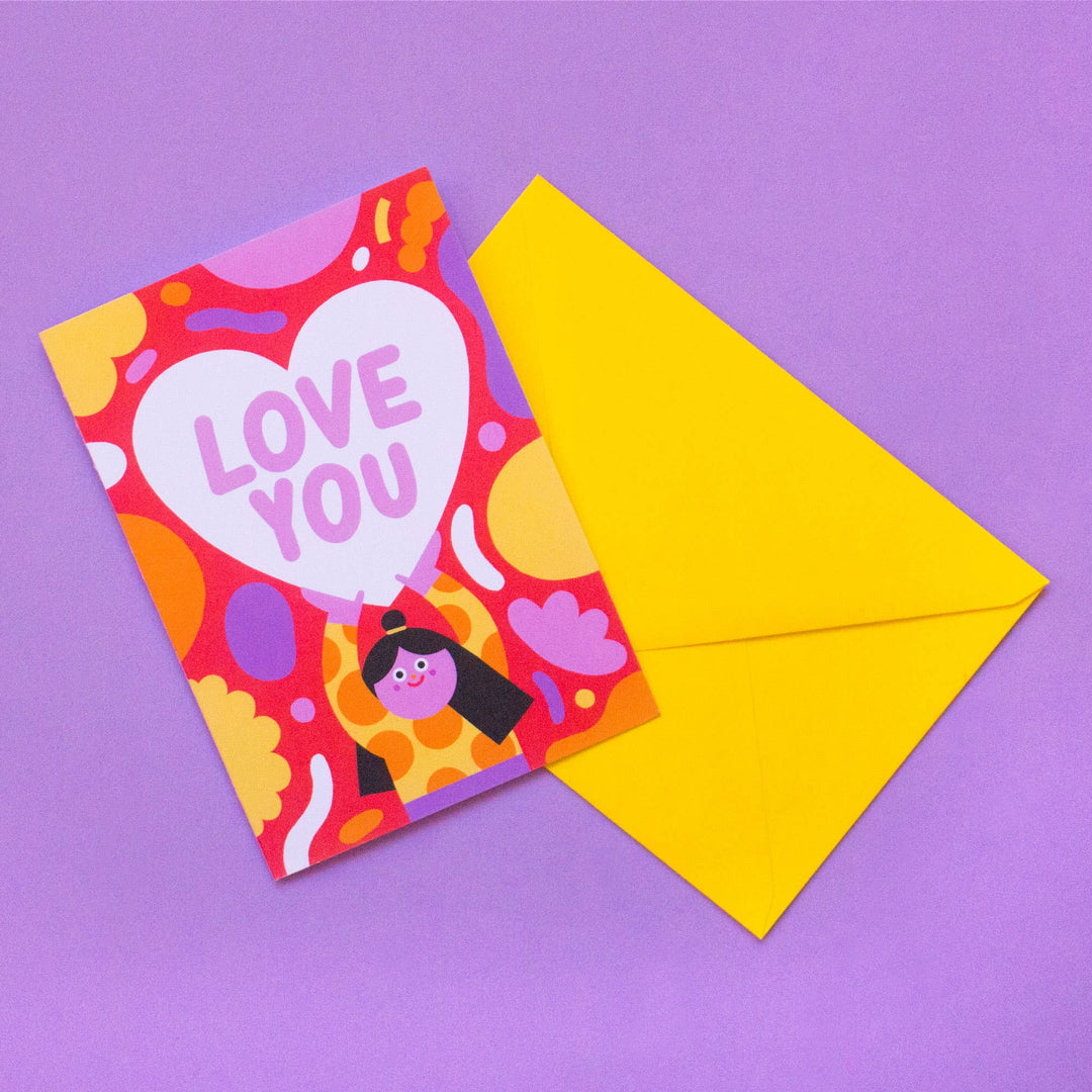 Ana Seixas Love You // A6 Greeting Card