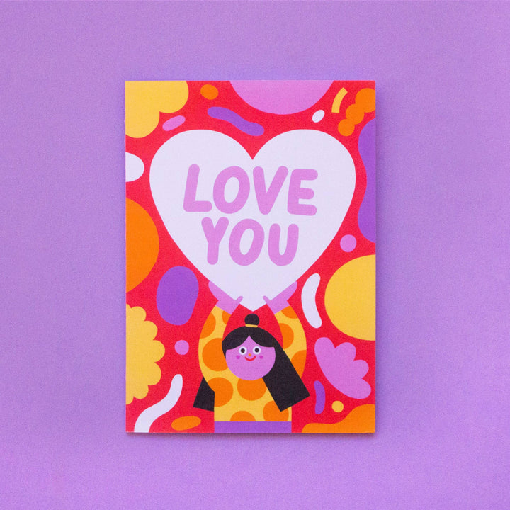 Ana Seixas Love You // A6 Greeting Card