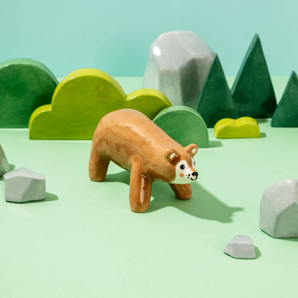 Ana Seixas Skulptur Kleine Keramikskulptur  |  Braunbär bei Nauli and Stories