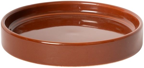 Au Maison Blumentopf Blumentopf 12,5 x ø 12,5 cm mit Untersetzer | salbei/braun bei Nauli and Stories