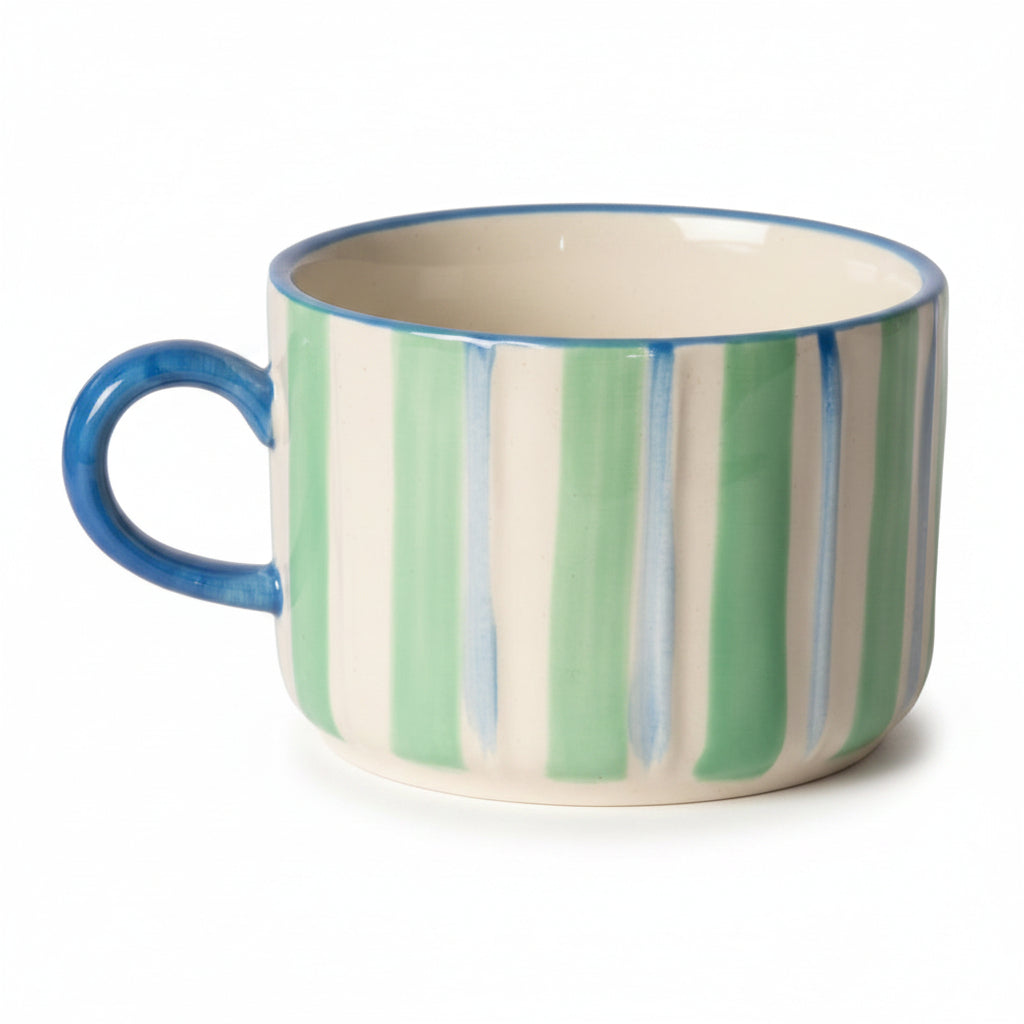 Au Maison Kaffee- und Teetassen Tasse grün blau | 350 ml bei Nauli and Stories