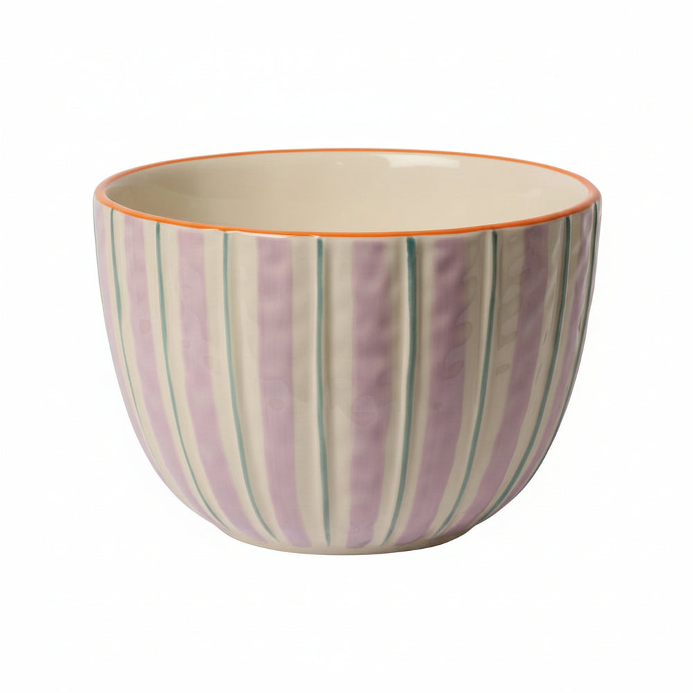 Au Maison Salatschüssel Salatschüssel violett petrol orange | ø19 cm bei Nauli and Stories