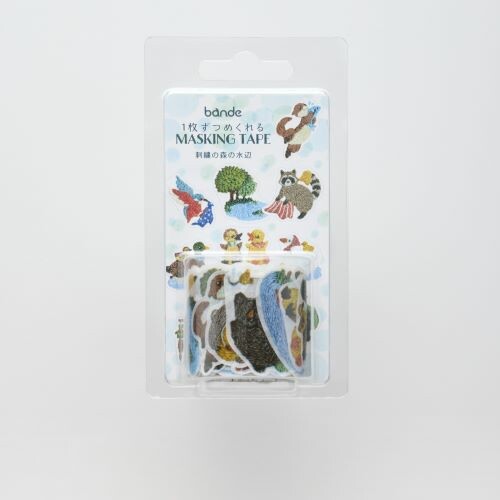 bande Sticker Seal Masking Roll Sticker Embroidered Forest Waterfront bei Nauli and Stories