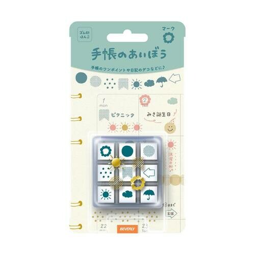 Beverly Stempel-Set Ministempel- Set - Formen & Wetter bei Nauli and Stories