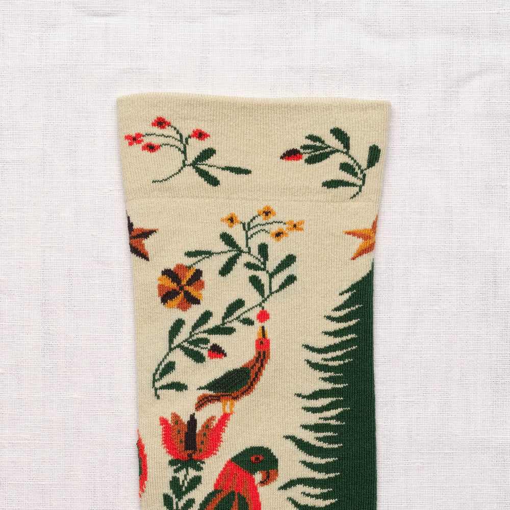 Bonne Maison Baumwollsocken Socken Leek Parrot von Bonne Maison bei Nauli and Stories
