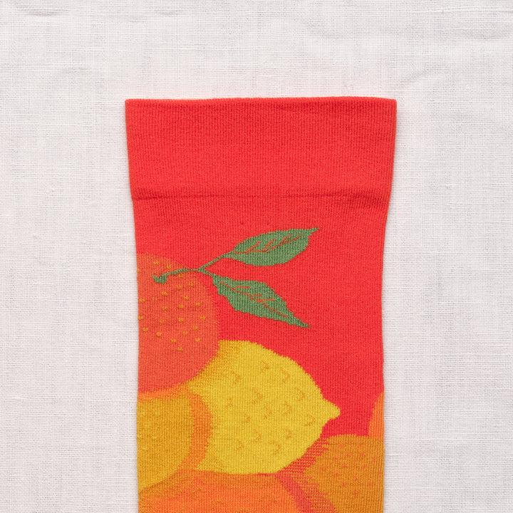 Bonne Maison Baumwollsocken Socken Vermilion Citrus von Bonne Maison bei Nauli and Stories