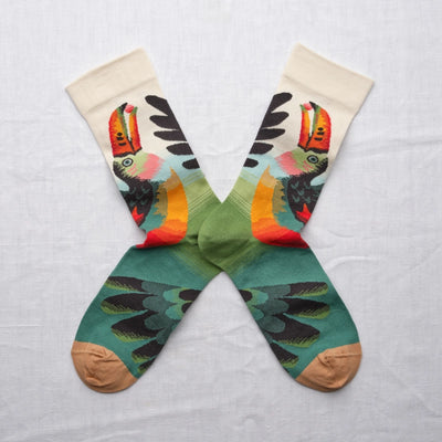 Socken Toucan Naturel von Bonne Maison