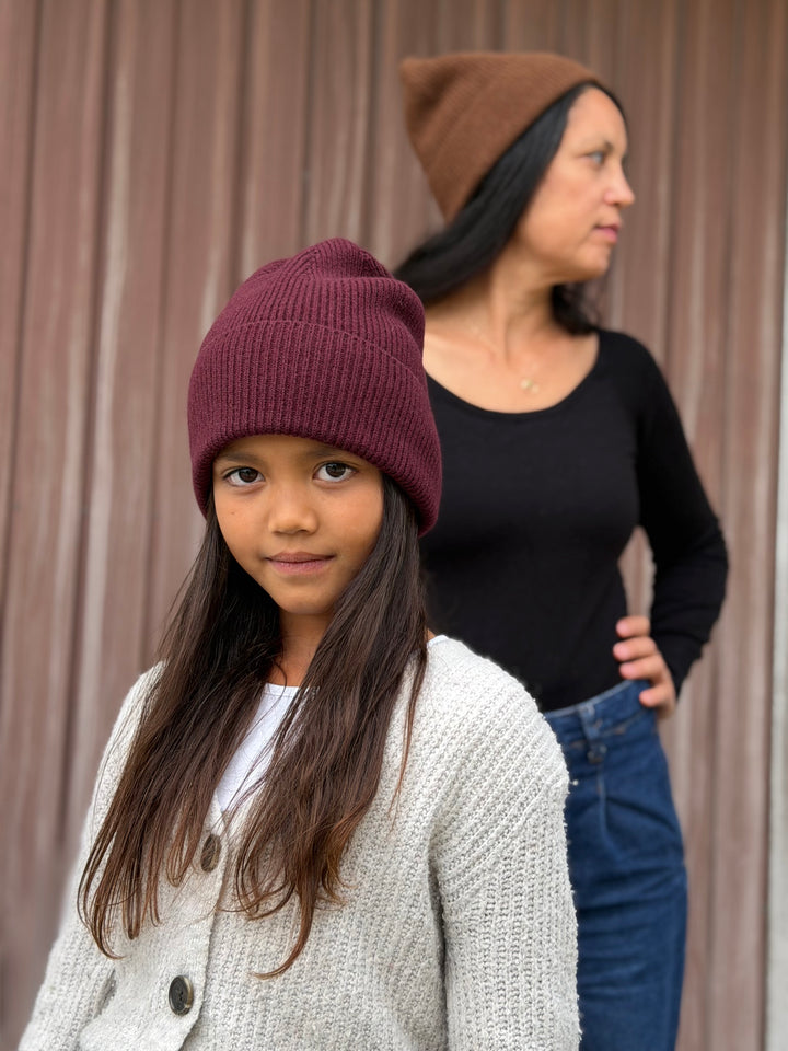 Cézembre Mütze Beanie – Bordeaux bei Nauli and Stories