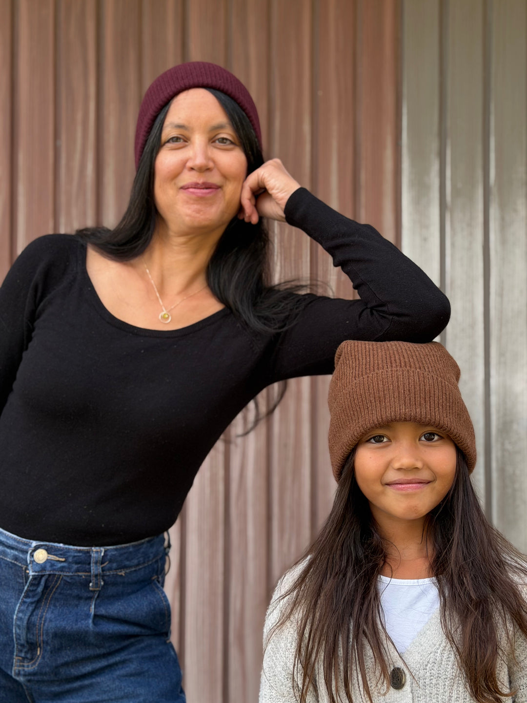 Cézembre Mütze Beanie – Marron bei Nauli and Stories