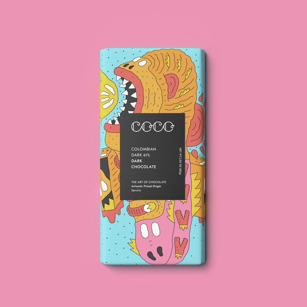 COCO Chocolatier Schokolade COCO | Colombian Dark Chocolate Bar 61% bei Nauli and Stories