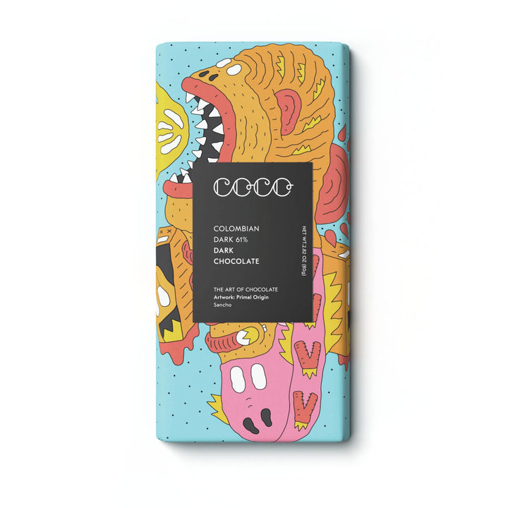 COCO Chocolatier Schokolade COCO | Colombian Dark Chocolate Bar 61% bei Nauli and Stories