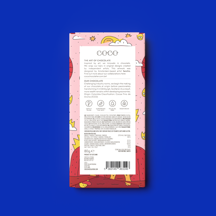 COCO Chocolatier Schokolade COCO | Colombian Milk 40% Chocolate Bar bei Nauli and Stories