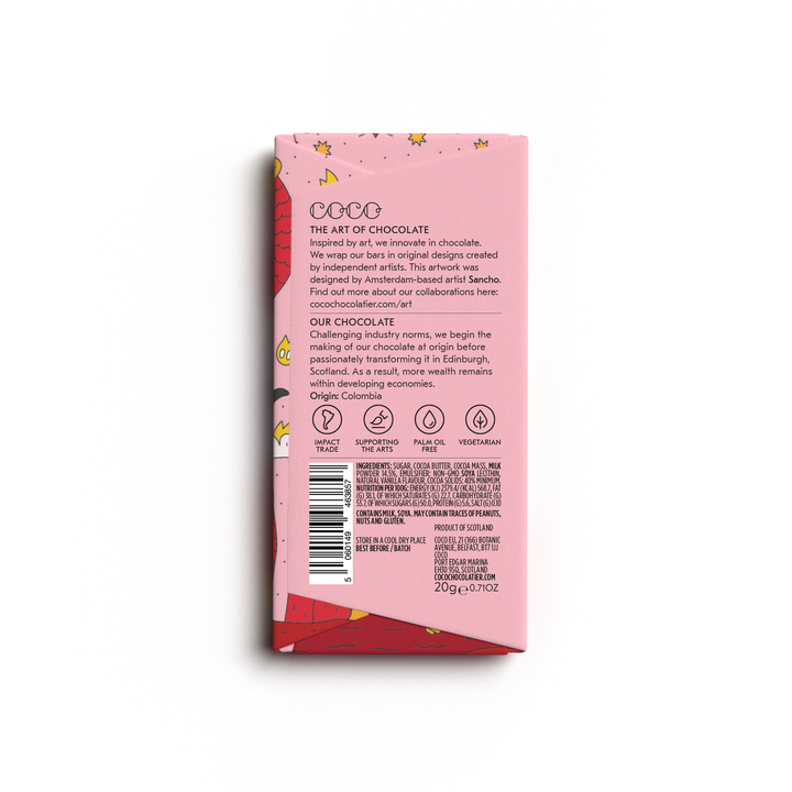 COCO Chocolatier Schokolade COCO | Colombian Milk Mini Chocolate Bar bei Nauli and Stories