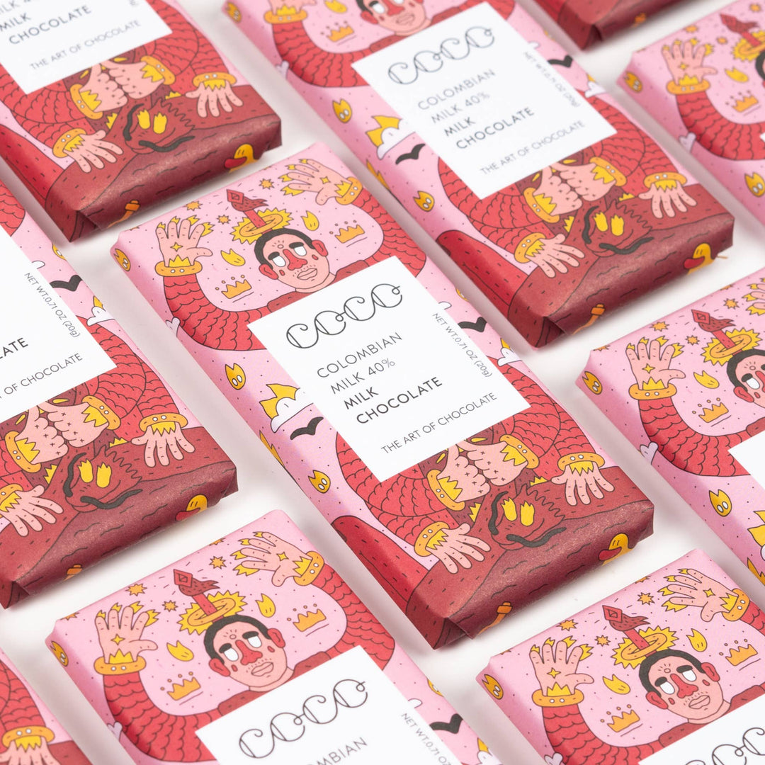 COCO Chocolatier Schokolade COCO | Colombian Milk Mini Chocolate Bar bei Nauli and Stories