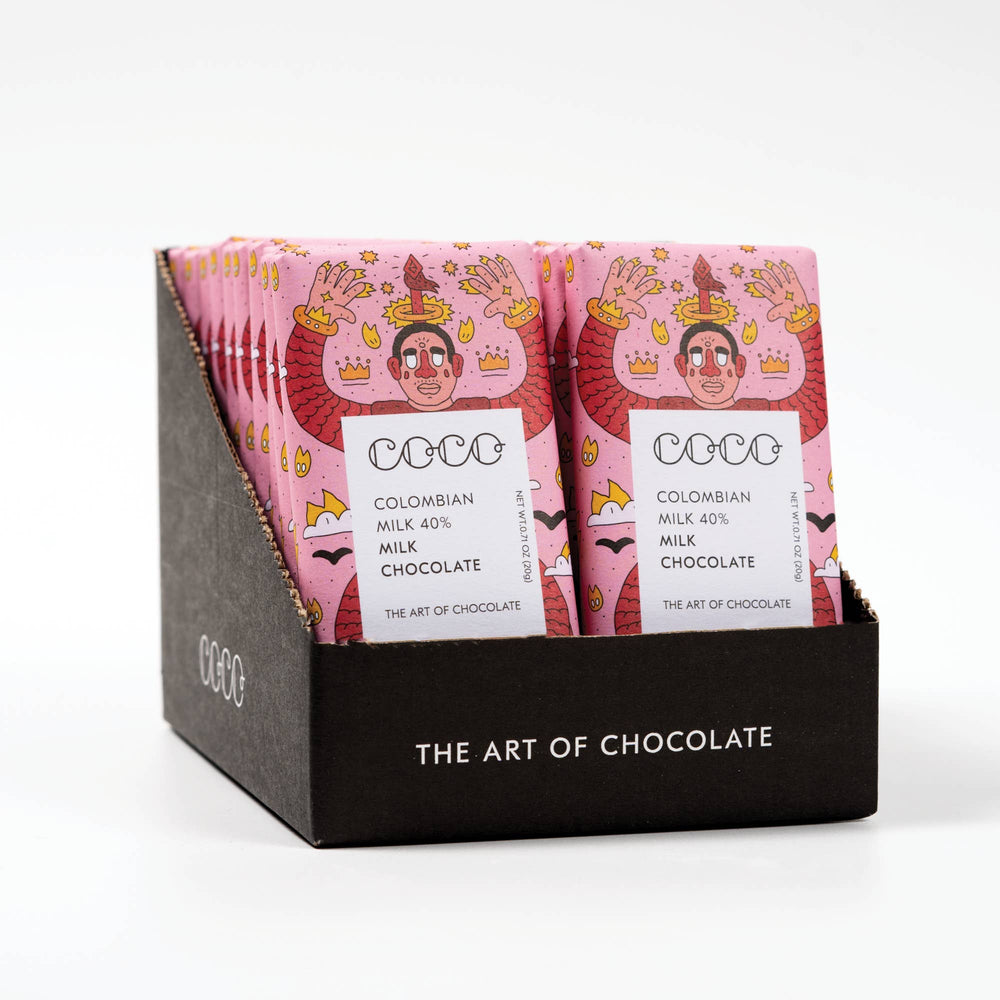 COCO Chocolatier Schokolade COCO | Colombian Milk Mini Chocolate Bar bei Nauli and Stories