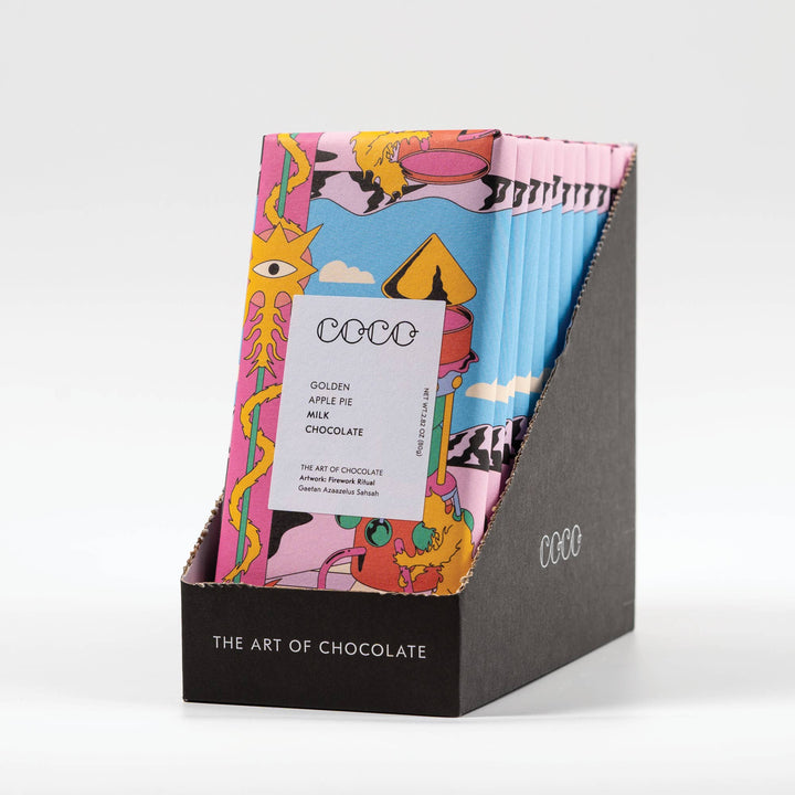 COCO Chocolatier Schokolade COCO | Golden Apple Pie Milk Chocolate Bar bei Nauli and Stories