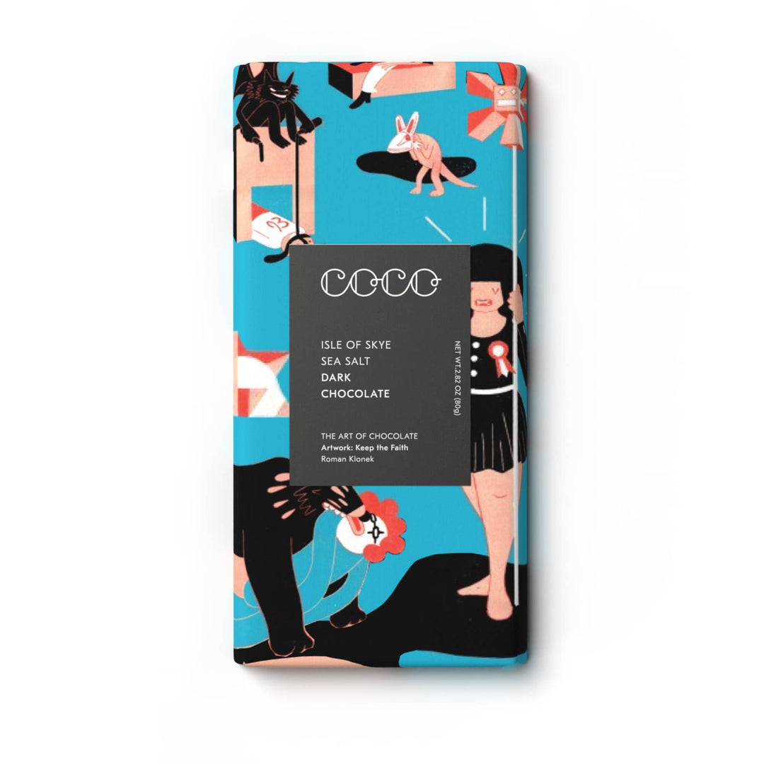 COCO Chocolatier Schokolade COCO | Isle of Skye Sea Salt Dark Chocolate Bar bei Nauli and Stories