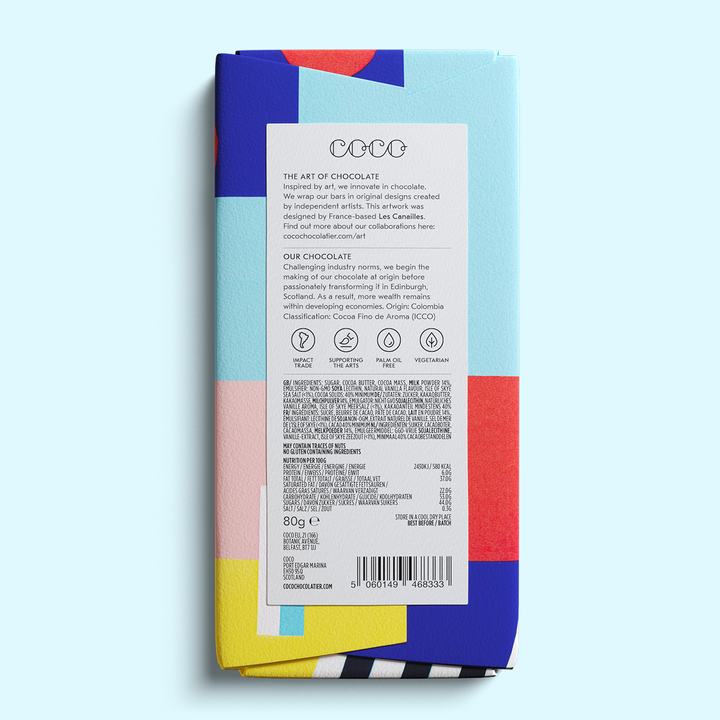 COCO Chocolatier Schokolade COCO | Isle of Skye Sea Salt Milk Chocolate Bar bei Nauli and Stories