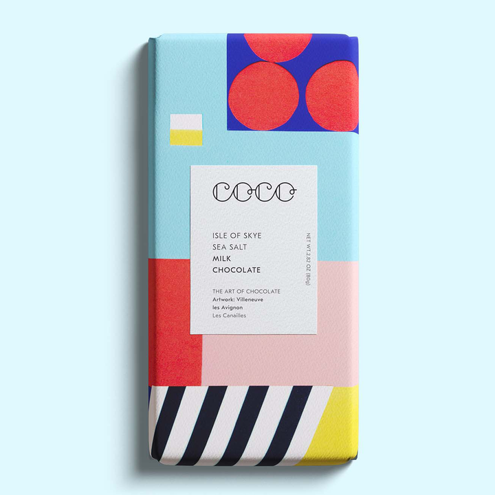 COCO Chocolatier Schokolade COCO | Isle of Skye Sea Salt Milk Chocolate Bar bei Nauli and Stories