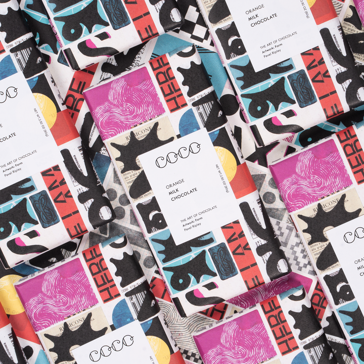 COCO Chocolatier Schokolade COCO | Orange Milk Chocolate Bar bei Nauli and Stories