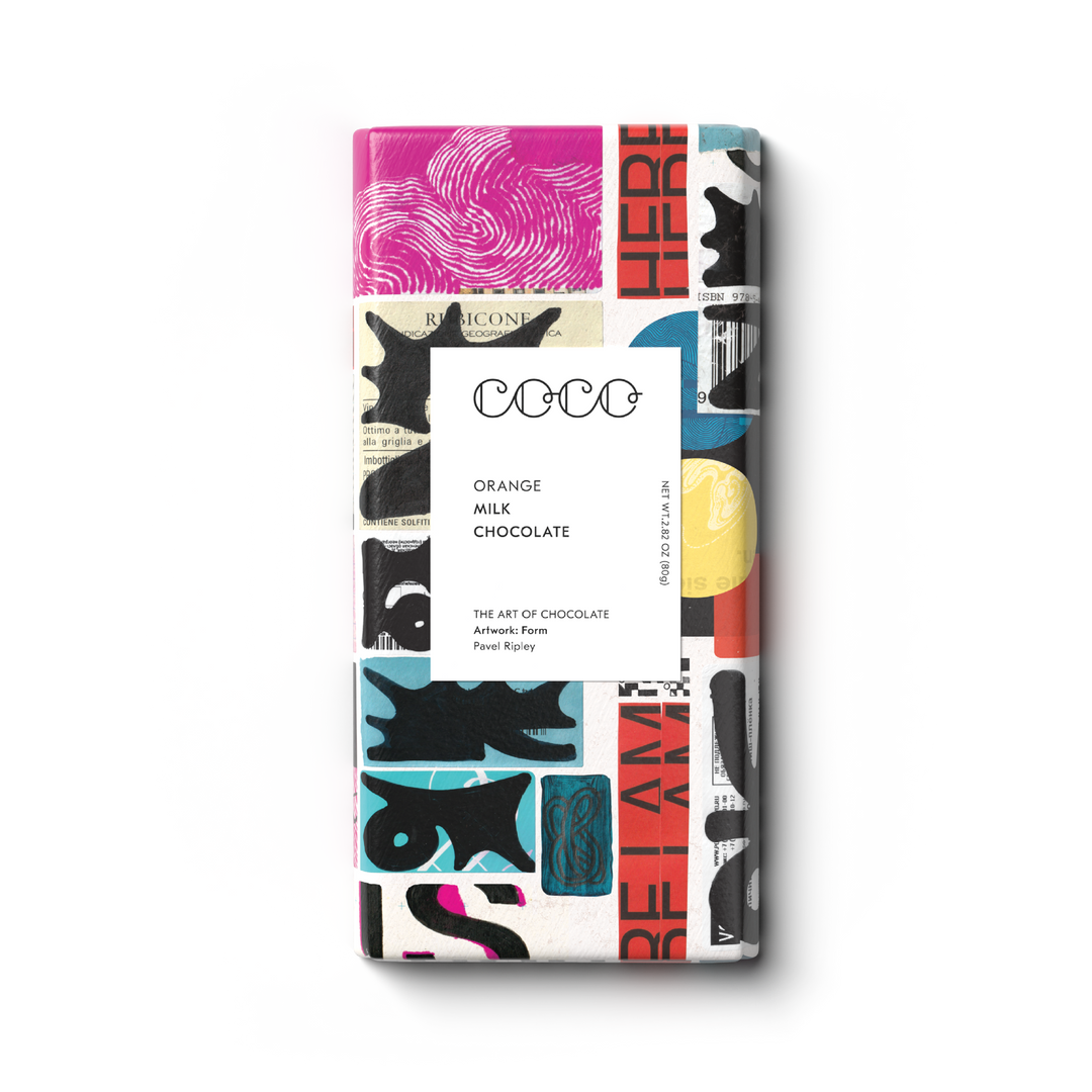 COCO Chocolatier Schokolade COCO | Orange Milk Chocolate Bar bei Nauli and Stories