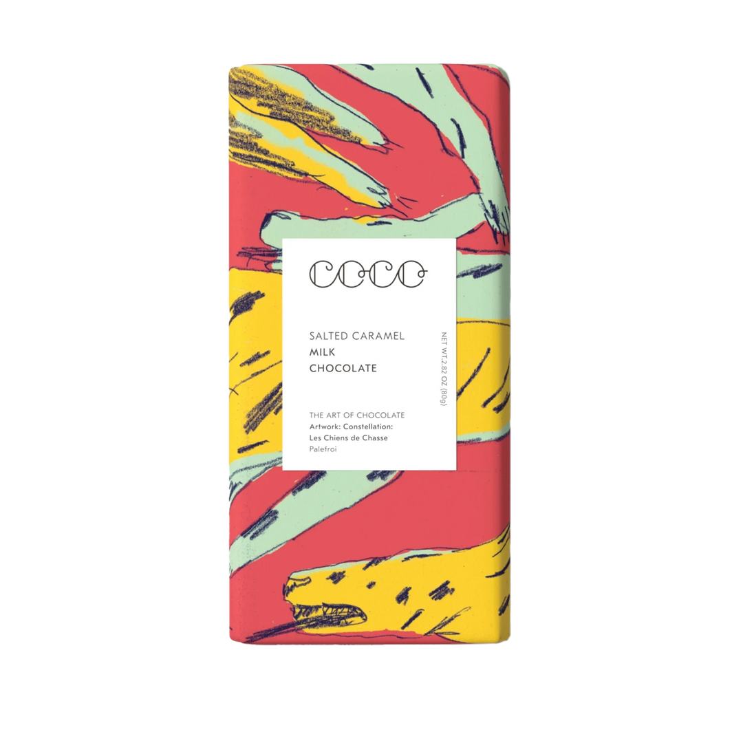 COCO Chocolatier Schokolade COCO | Salted Caramel Milk Chocolate Bar 40% Kakao bei Nauli and Stories