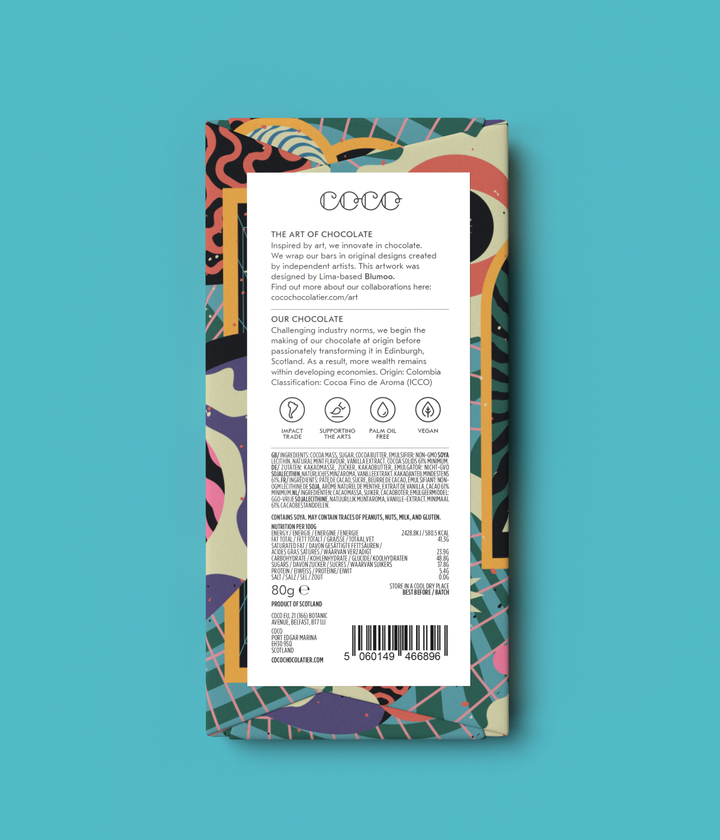 COCO Chocolatier Schokolade COCO | Sweet Mint Dark Chocolate Bar bei Nauli and Stories