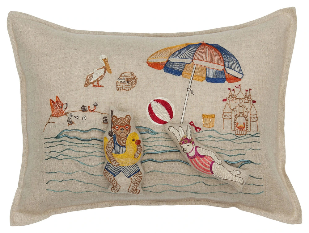 Coral & Tusk Sofakissen Day At the Beach Pocket Pillow bei Nauli and Stories