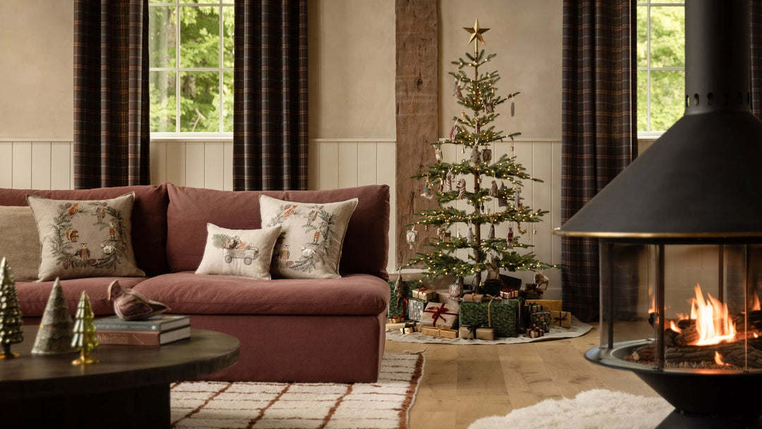 Coral &amp; Tusk Dekokissen Vorbestellung! Weihnachtskissen Christmas Tree Car Pocket Pillow bei Nauli and Stories