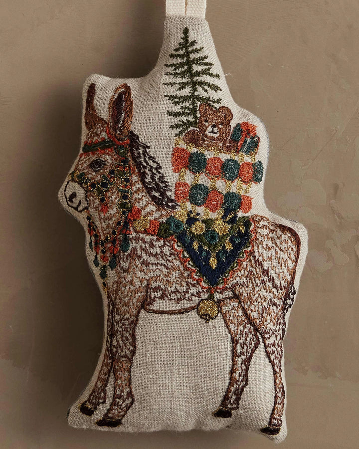 Coral &amp; Tusk Weihnachtsbaumanhänger Vorbestellung! Weihnachtsbaumanhänger Christmas Donkey bei Nauli and Stories