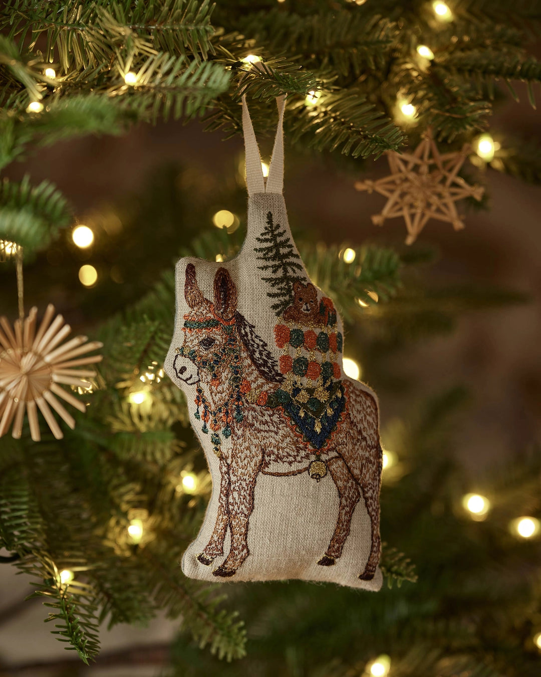 Coral &amp; Tusk Weihnachtsbaumanhänger Vorbestellung! Weihnachtsbaumanhänger Christmas Donkey bei Nauli and Stories