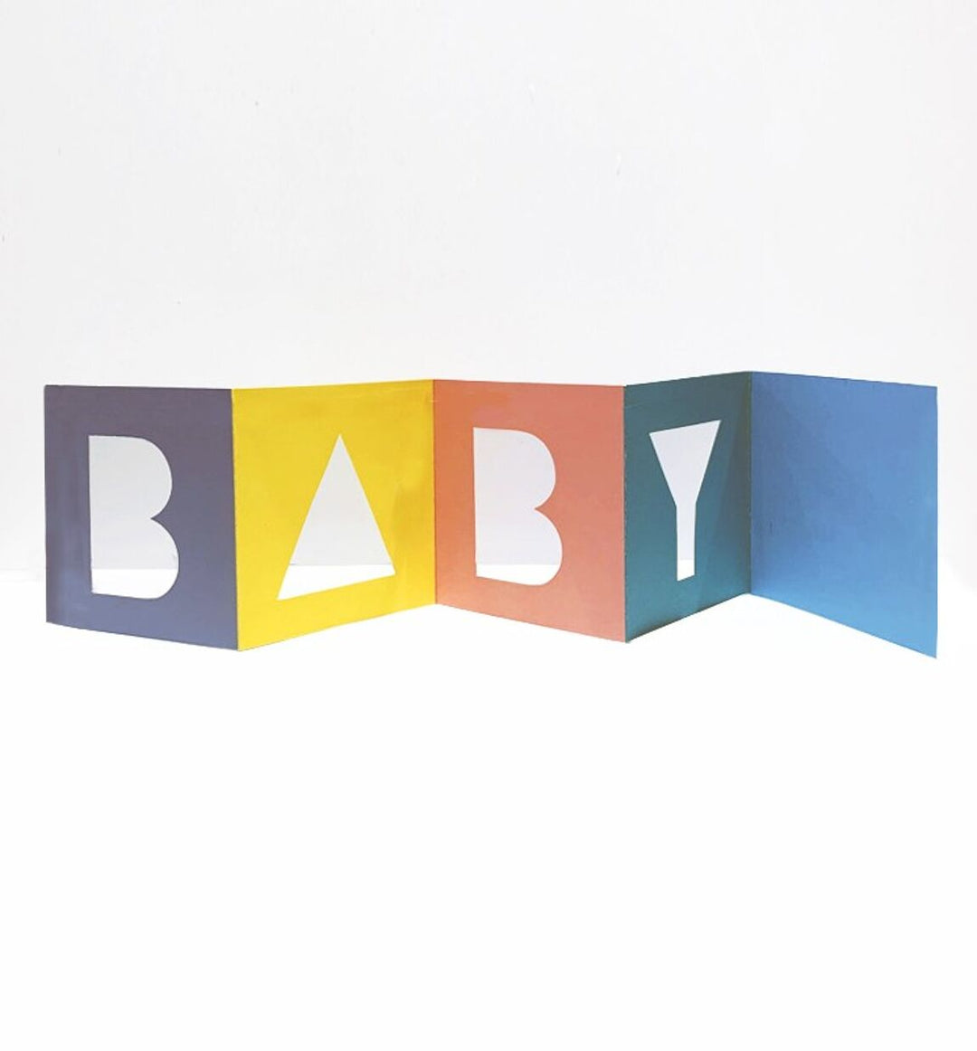 cut & make Geburt BABY  -  Cut Out Karte