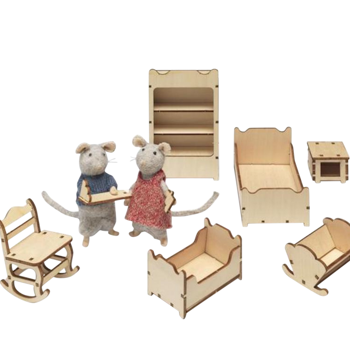 Das Mäusehaus Puppenhausmöbel Das Mäusehaus Möbelset Kinderzimmer