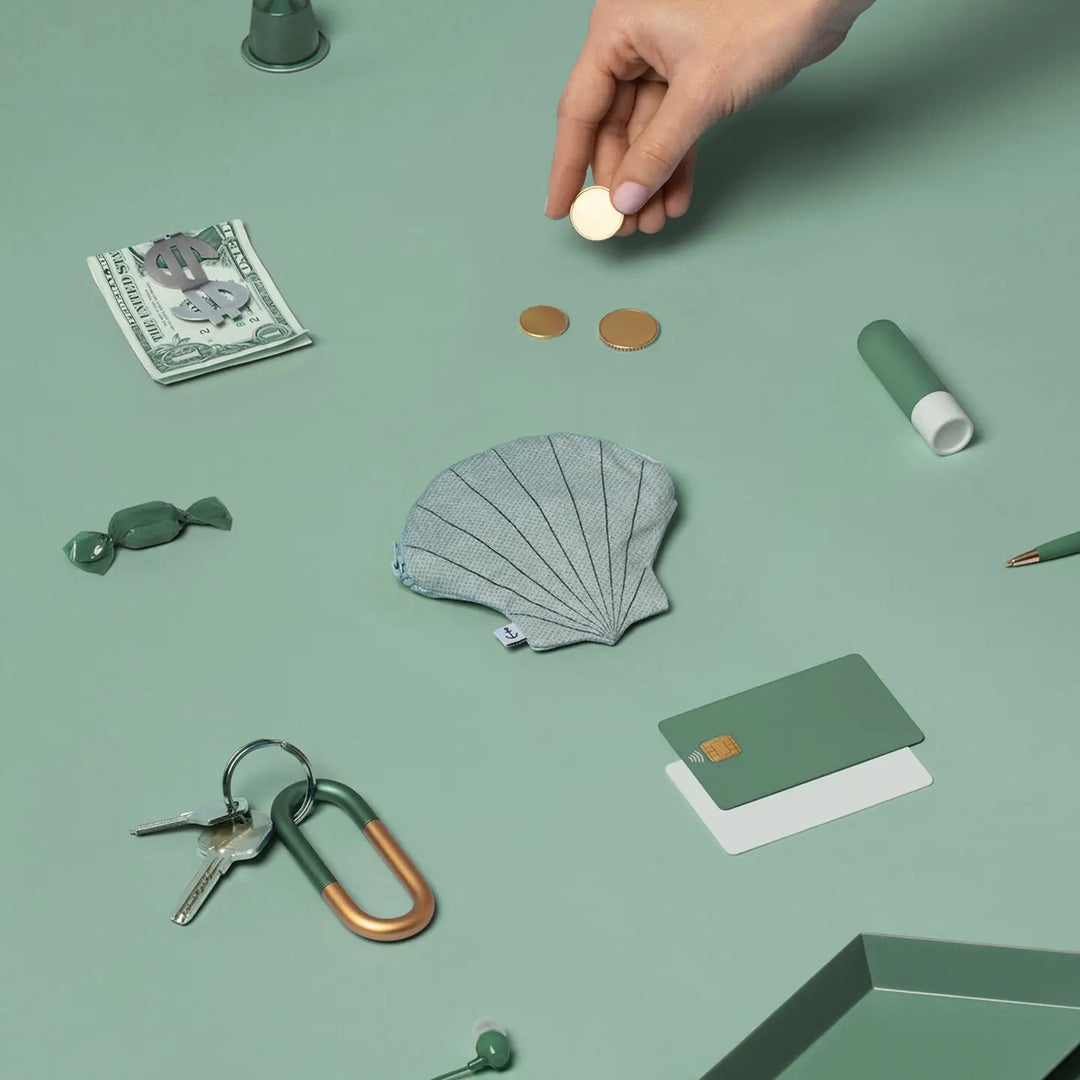 Don Fisher Geldbörse Oyster | Auster Geldbörse mit Perle bei Nauli and Stories