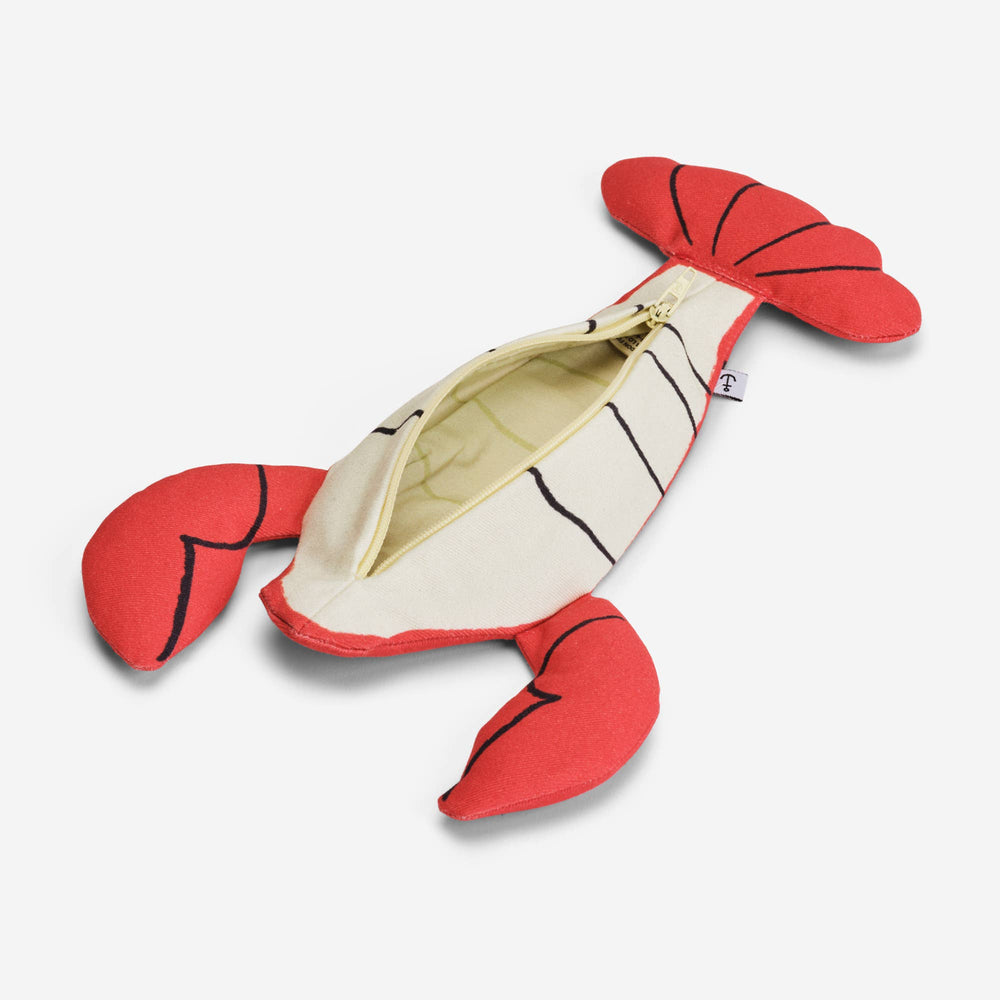 Don Fisher Kulturbeutel Baumwolltäschen | Lobster | Stiftemäppchen bei Nauli and Stories
